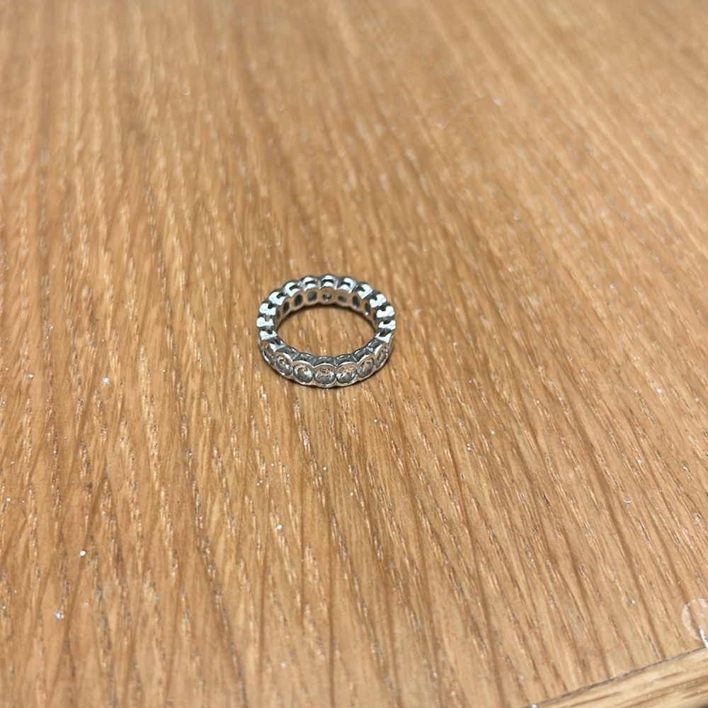 Badgley Mischa Collection Lab Diamond 3K Ring 5 - Picture 2 of 3